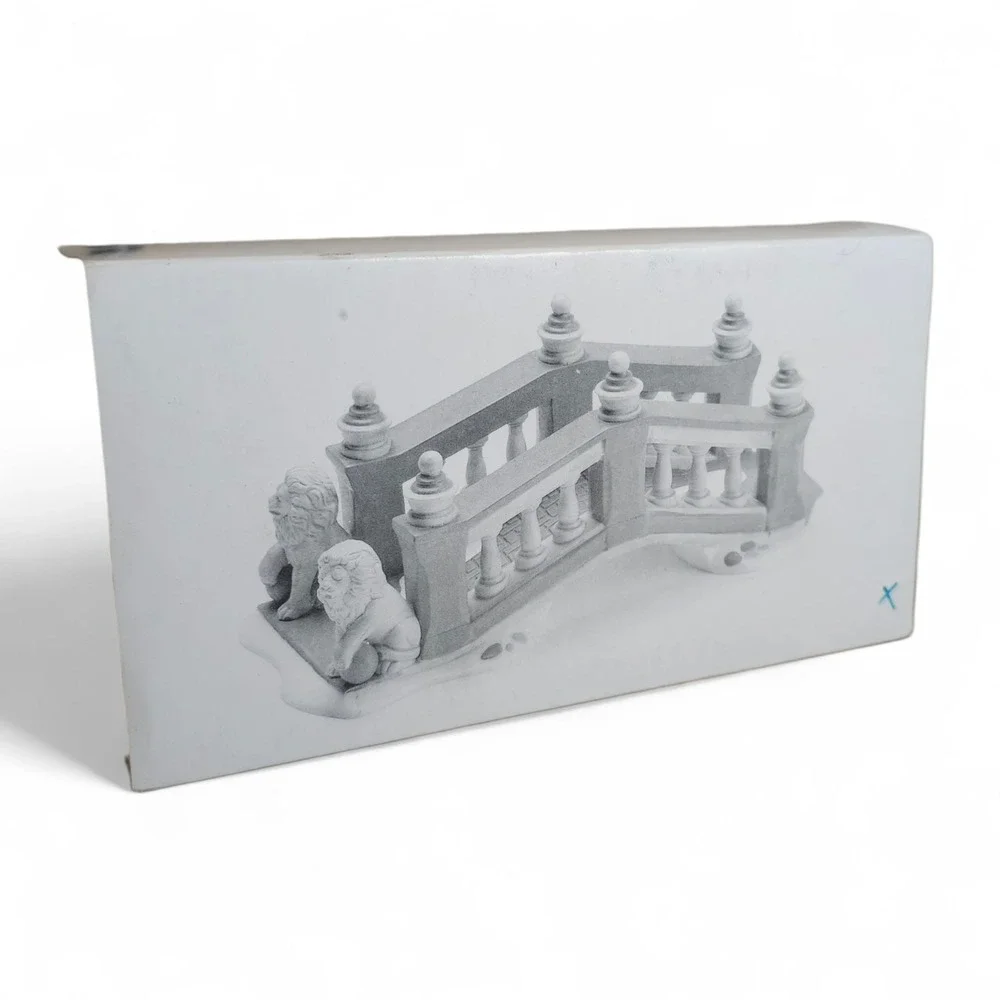 Department 56 Heritage Village Lionhead Bridge & Cobblestone Road Accessory